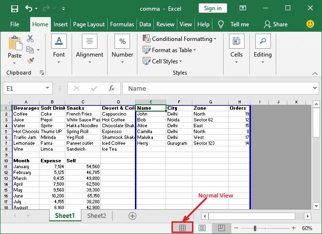 Comment ajouter un saut de page dans Excel