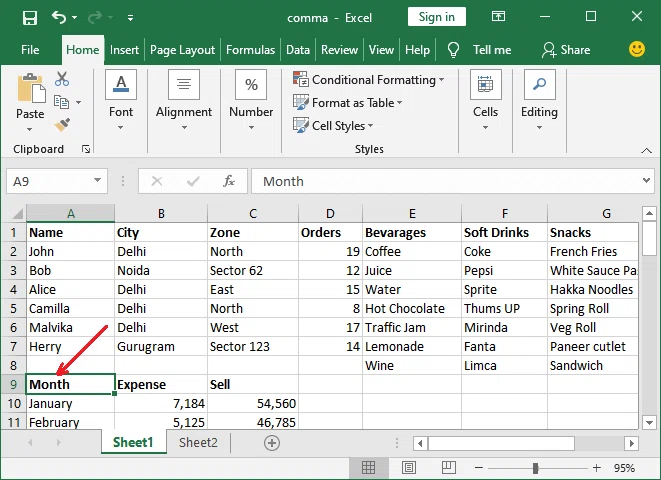 Comment ajouter un saut de page dans Excel