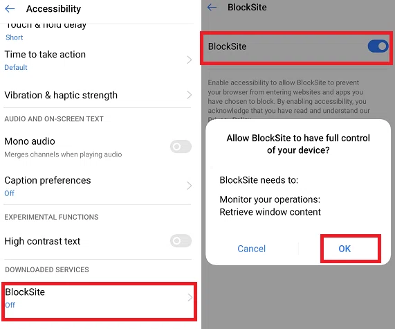 Comment bloquer un site Web sur un téléphone et un ordinateur Android