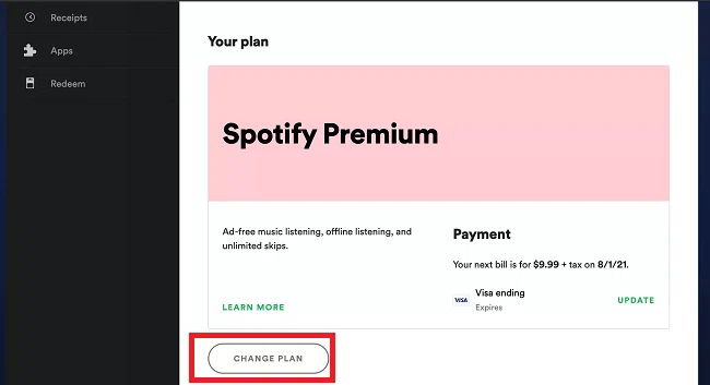 Comment annuler Spotify Premium sur Android