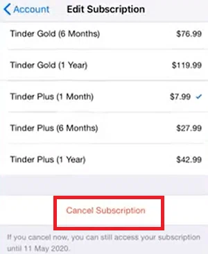 Comment annuler Tinder Gold sur Android