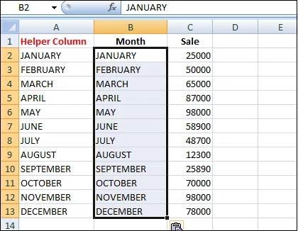 Comment changer les minuscules en majuscules dans Excel