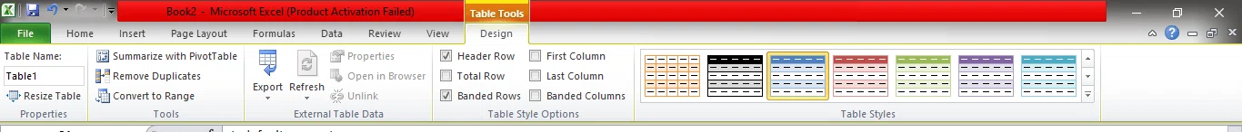 Comment créer un tableau dans Excel