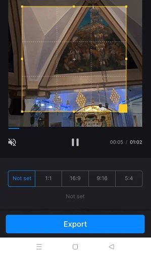 Comment recadrer une vidéo sur Android