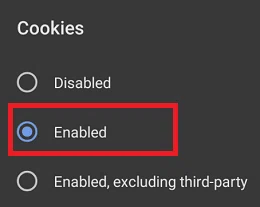 Comment activer les cookies sur Android