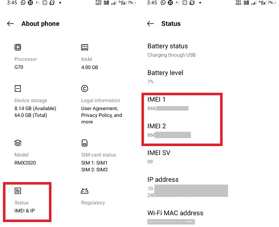 Comment trouver le numéro IMEI sur Android