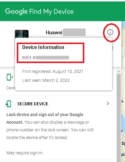 Comment trouver le numéro IMEI sur Android