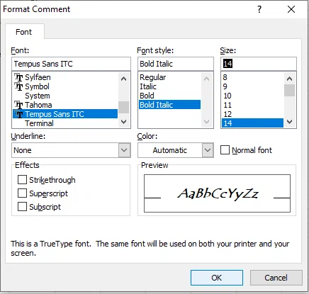 Comment insérer des commentaires dans Excel