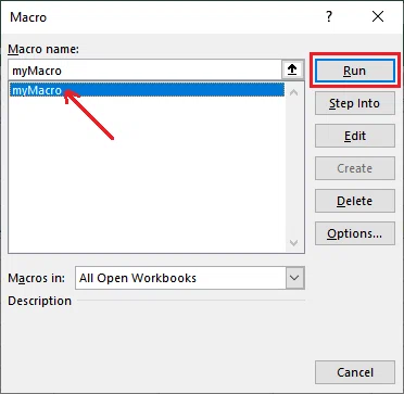 How to record a macro in Excel