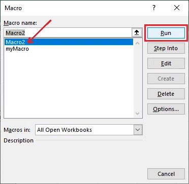 How to record a macro in Excel