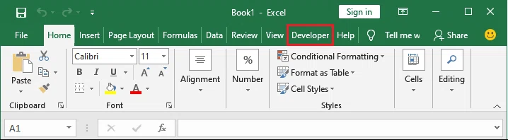 How to record a macro in Excel