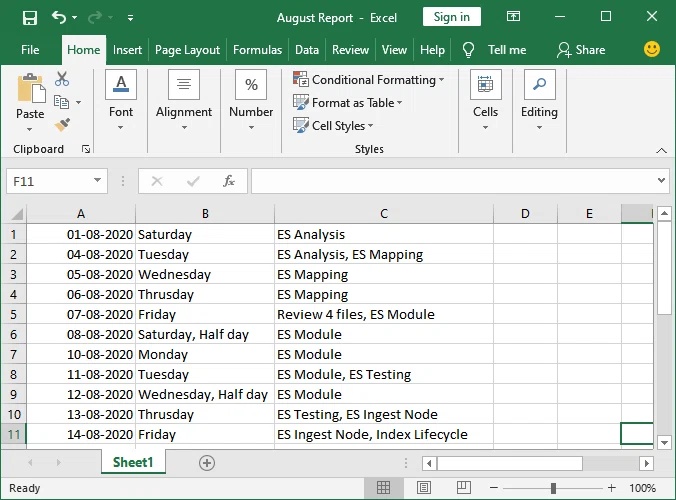 Comment supprimer une virgule dans Excel