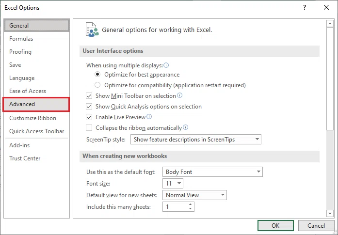 Comment supprimer le quadrillage dans Excel