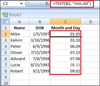 Comment trier par date dans Excel