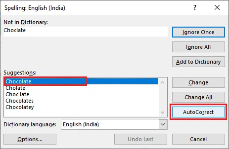 Comment vérifier l'orthographe dans Excel