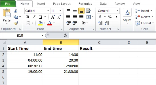 Comment soustraire dans excel