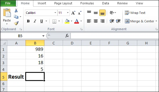 Comment soustraire dans excel