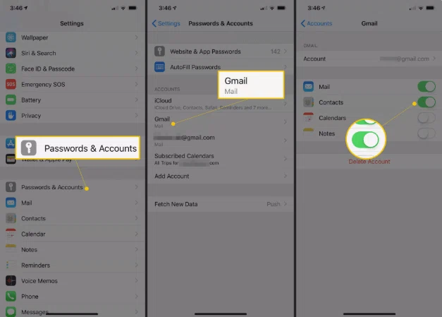 Comment transférer des contacts d'Android vers iPhone