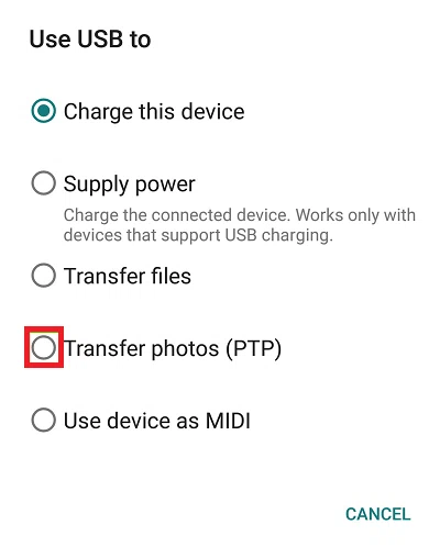 Comment transférer des photos d'Android vers Mac