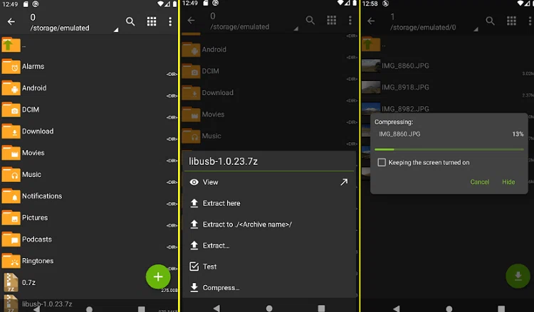 Comment décompresser ou extraire des fichiers sur un appareil Android