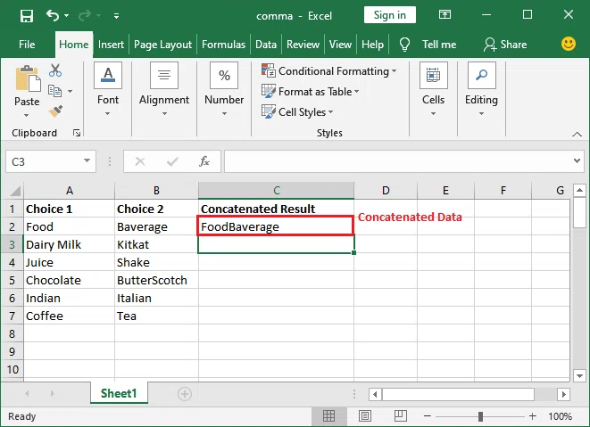 Comment utiliser la concaténation dans Excel