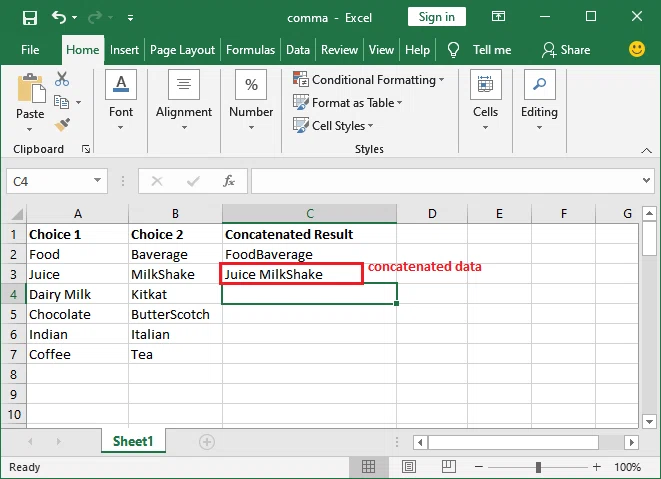 Comment utiliser la concaténation dans Excel