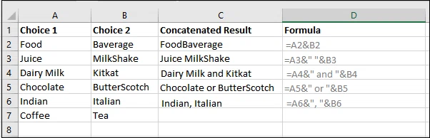 Comment utiliser la concaténation dans Excel