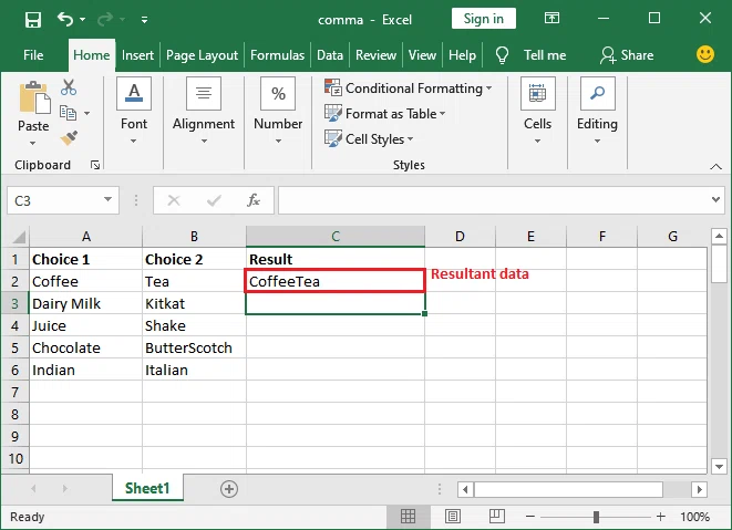 Comment utiliser la concaténation dans Excel