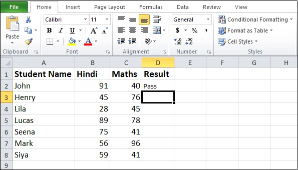 Comment utiliser la fonction SI dans Excel