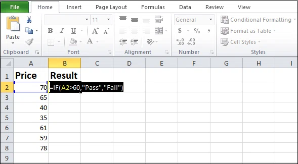 Comment utiliser la fonction SI dans Excel