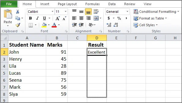 Comment utiliser la fonction SI dans Excel