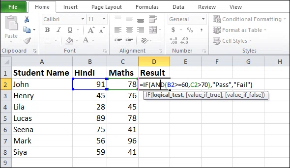 Comment utiliser la fonction SI dans Excel