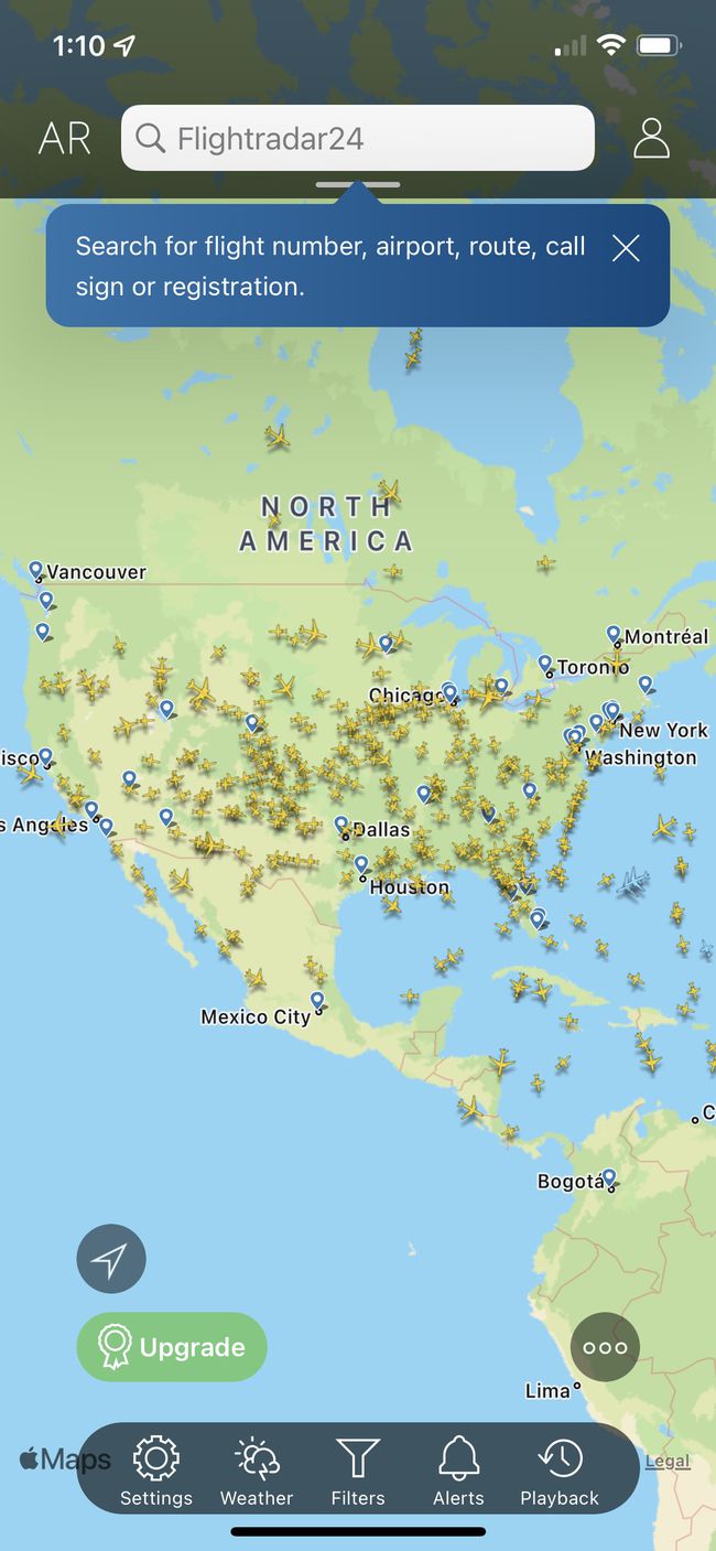 Recherche Flightradar24