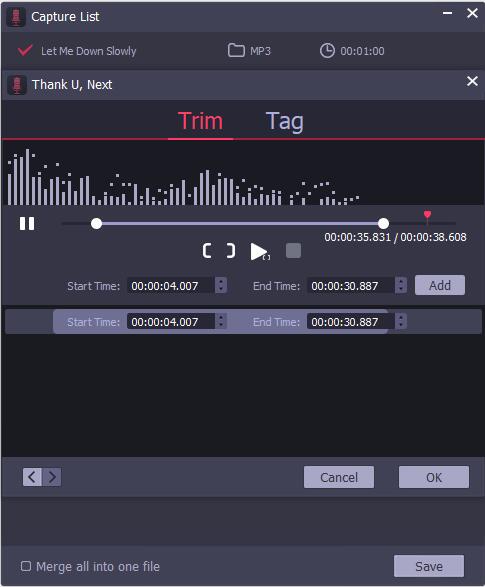 rip spotify songs via drmare audio capture