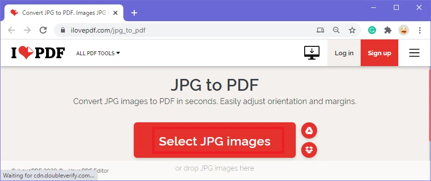 Convertir JPG en PDF