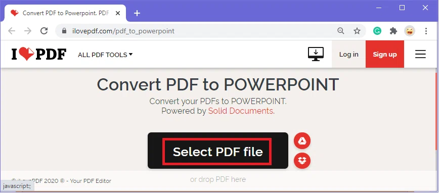 Convertir un PDF en Powerpoint