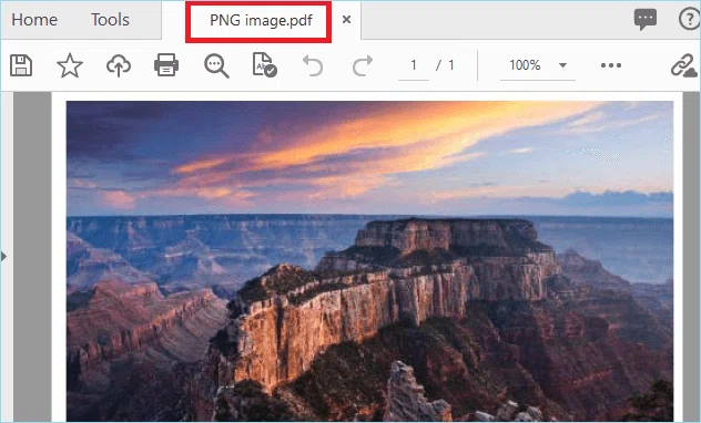 Convertir PNG en PDF