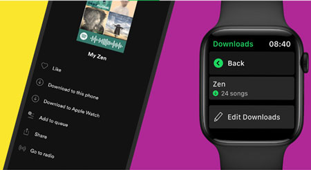 download spotify music to apple watch