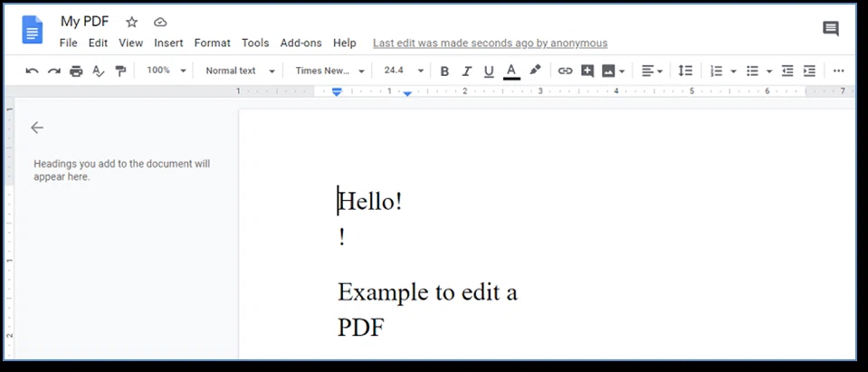 Modifier un PDF