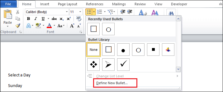 Comment insérer une case à cocher dans Word