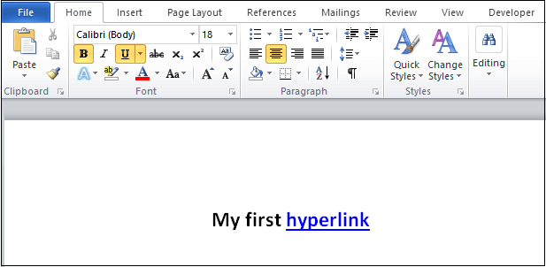 Comment ajouter et supprimer un lien hypertexte dans Word