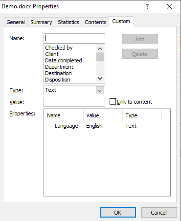 Comment ajouter des propriétés de document dans un Word