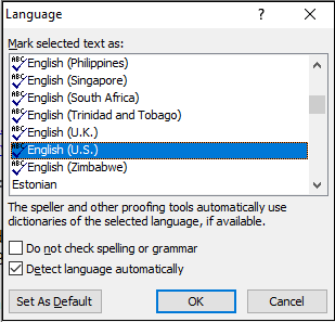 Comment changer de langue dans Microsoft Word