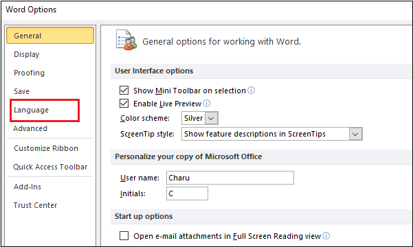 Comment changer de langue dans Microsoft Word