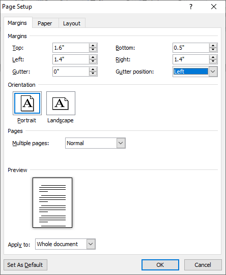 Comment changer les marges dans Word