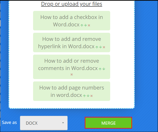 Comment fusionner un document Word