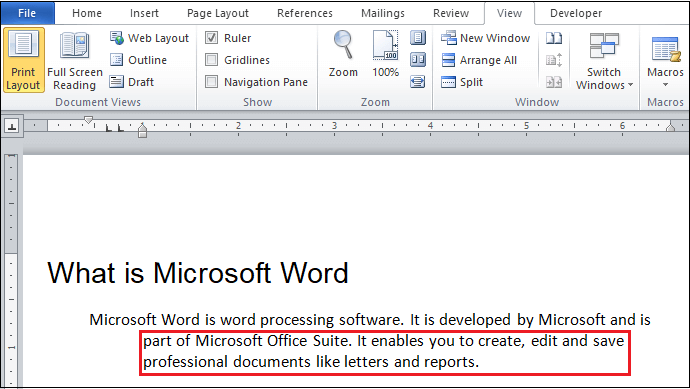 Comment créer un retrait négatif dans Word