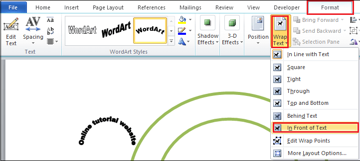 Comment créer un logo dans word