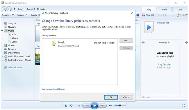 transfer music from spotify to windows media player