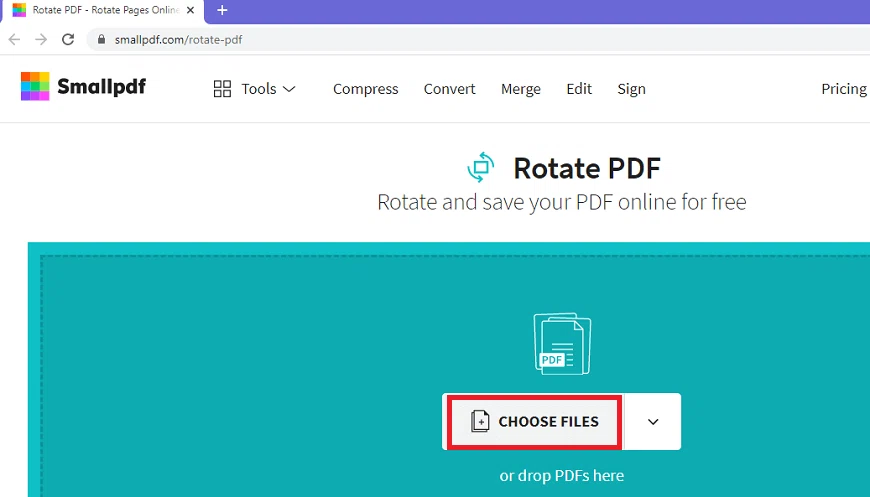 Rotation d'un PDF